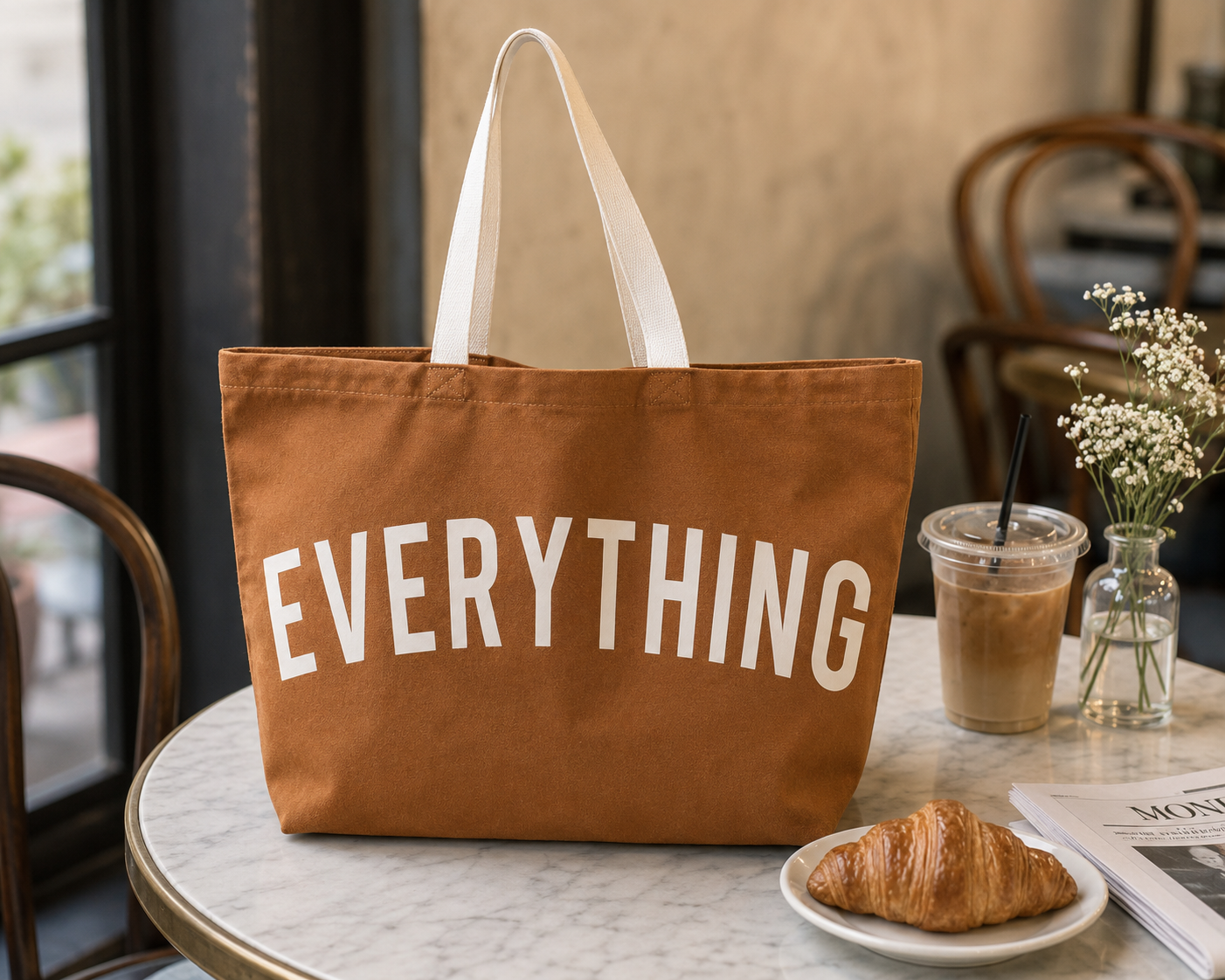 The Everything Tote — Oversized Canvas Bag