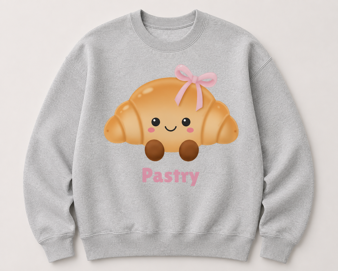 Pastry Kawaii Croissant Sweatshirt