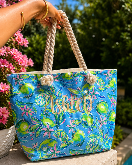 The Garden Party Tote - Garden Multi